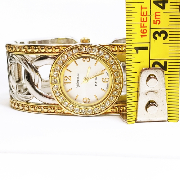 VTG Geneva Platinum Dual Tone Silver, Gold  Watch - Picture 8 of 8